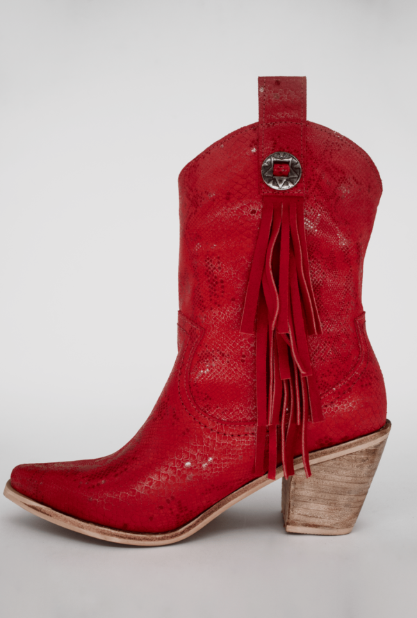 Bota Texana Reno Mini Alma Roja